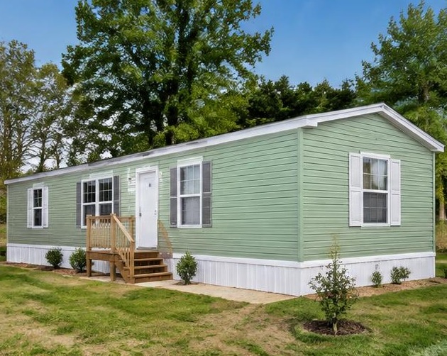 The Magnolia — illustrative mobile home exterior