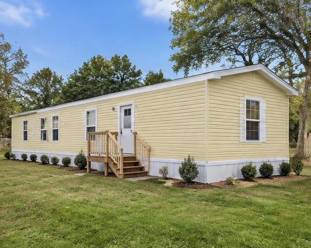 The Willow — illustrative mobile home exterior