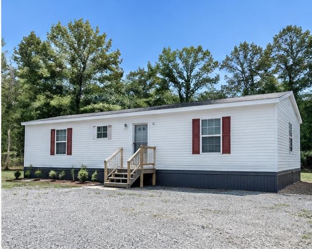 The Fairview — illustrative mobile home exterior