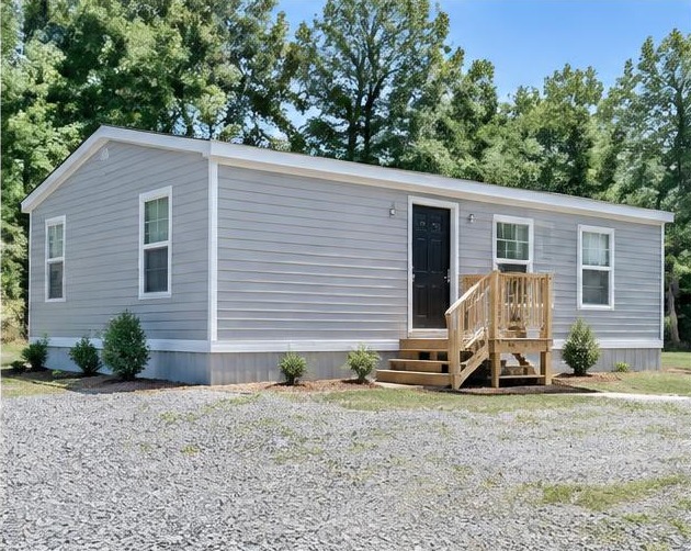 The Sunrise — illustrative mobile home exterior