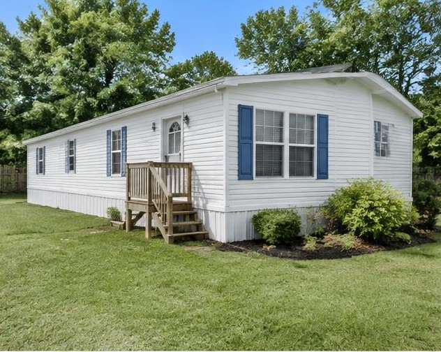 The Birch — illustrative mobile home exterior
