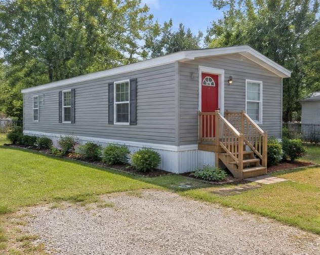 The Silverleaf — illustrative mobile home exterior