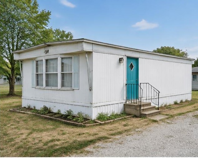 The Driftwood — illustrative mobile home exterior