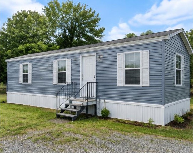 The Robin — illustrative mobile home exterior