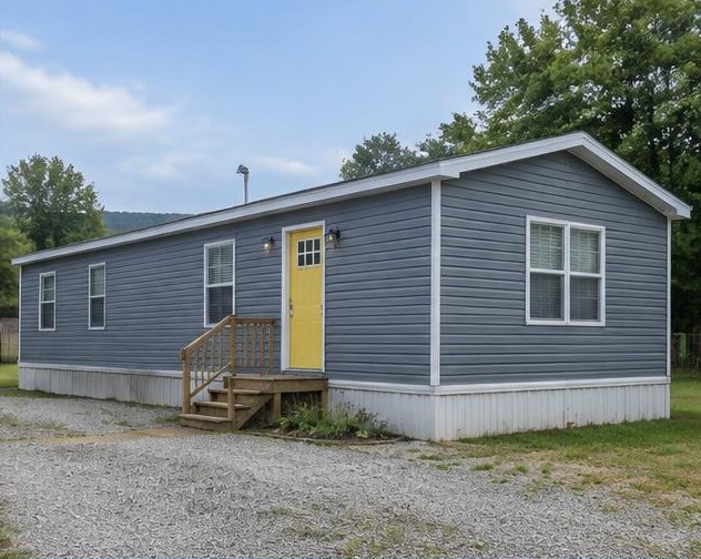 The Sparrow — illustrative mobile home exterior